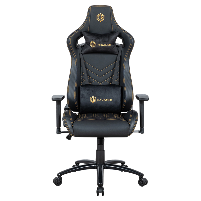 RXGAMER RX-2047 Schwarz-Matt-Multifunktions-Gaming-Stuhl mit 3D-Armlehne